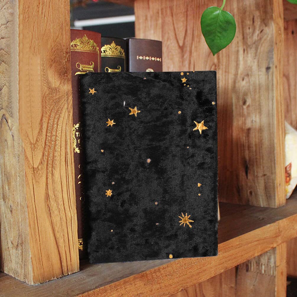 Copertina Decorativa per Libri, Custodia in Velluto Nero Elegante