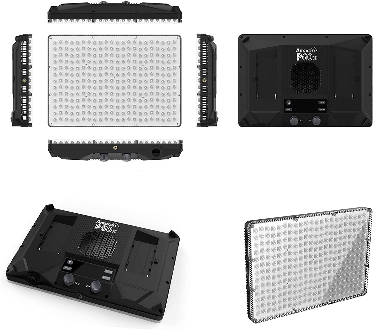 Amazon.com: Aputure Amaran P60x 60W Luz de video LED bicolor