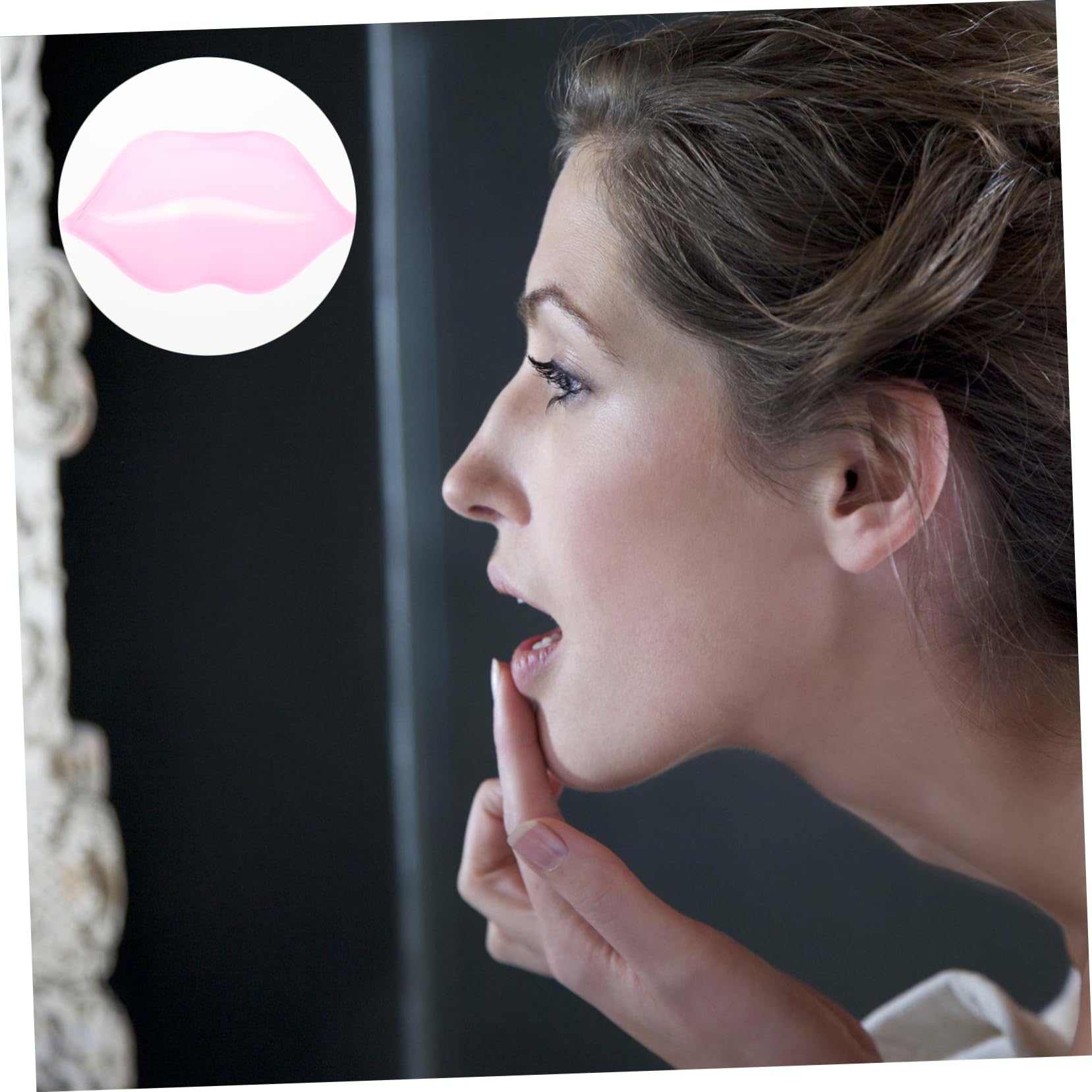 Healvian 60pezzi Maschera Labbrale Rimpolpante e Idratante Exfoliante Per Labbra Trattamento Notturno Con Nutriente Per Morbida e Levigata
