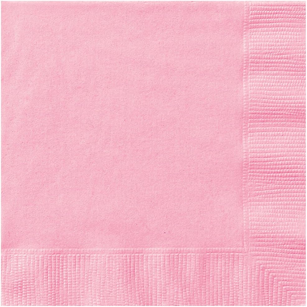 Light Pink Paper Napkins, 50ct