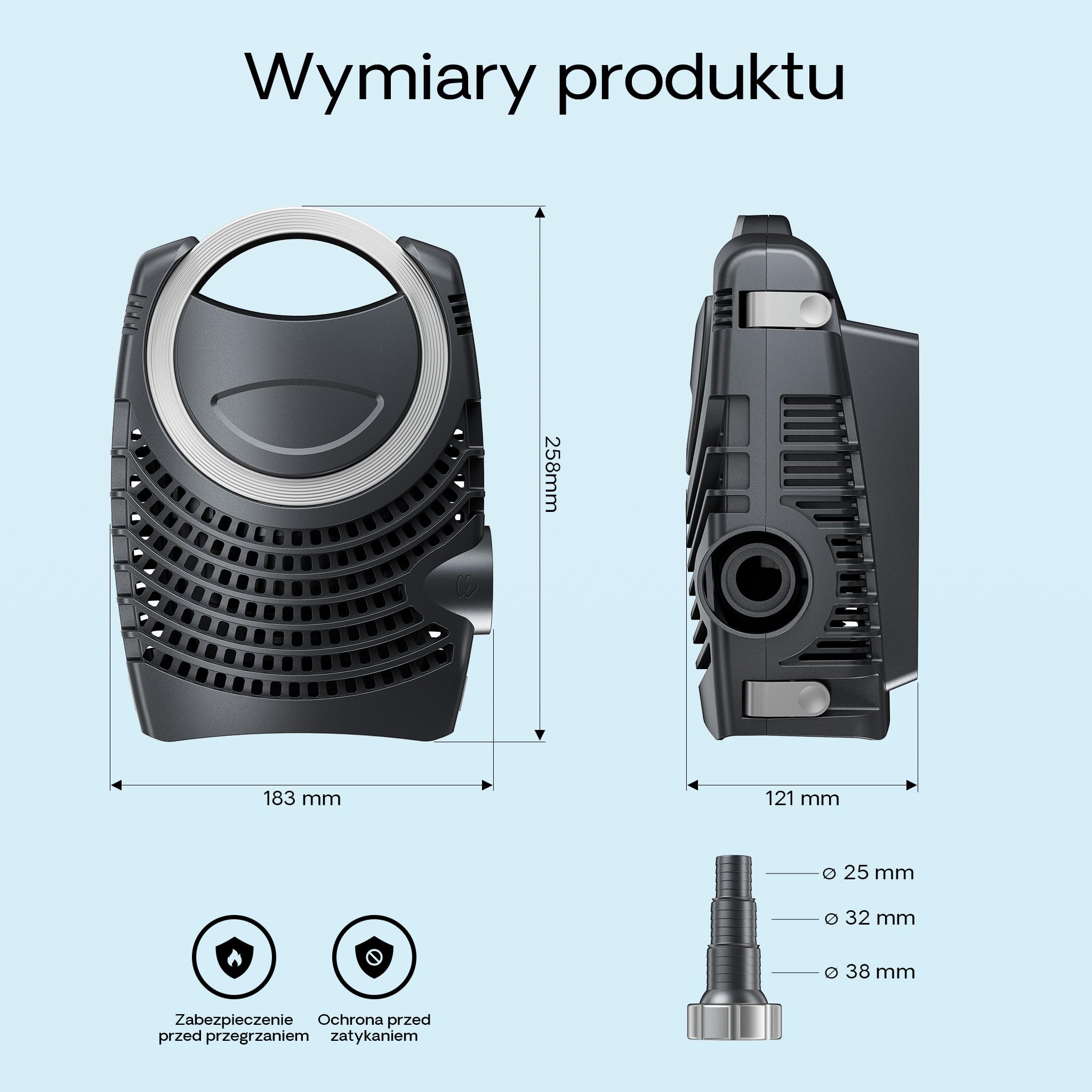 SunSun Filtr do stawu ciśnieniowego zestaw 10000 l 11 W UVC oczyszczacz stawu NEO10000 80 W pompa