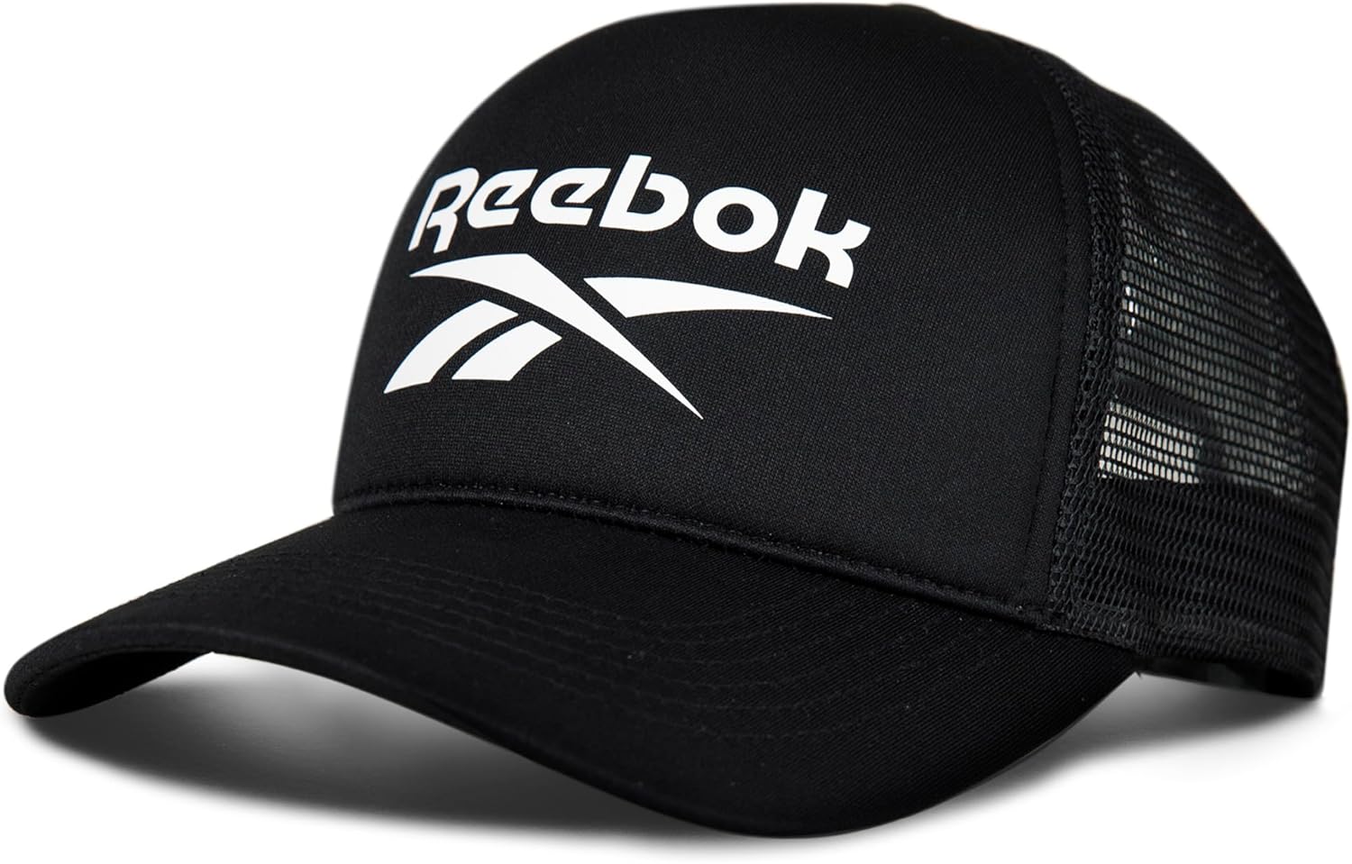 Reebok Aero Trucker Hat | Snapback | Adjustable | Mesh Back | Retro | Baseball | Streetwear | Urban | Lifestyle - White - Image 5
