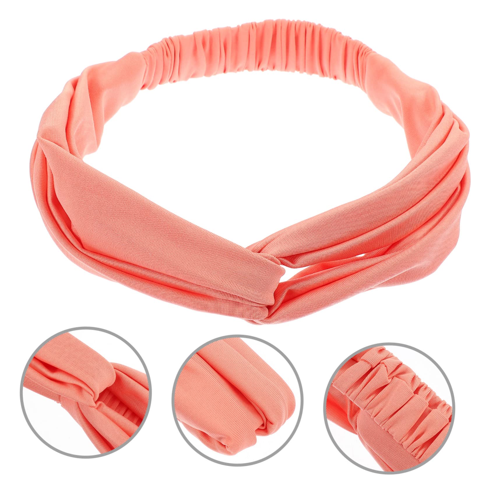 YARNOW Fascia Sportiva Fasce Per Yoga Fasce Da Allenamento Da Donna Fasce Elastiche Fascia Per Yoga Fasce Per Lo Yoga Elastici Per Sportivi Bandana Blue Poliestere
