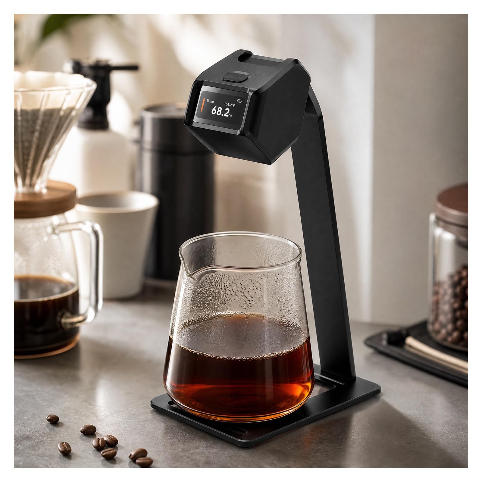 Termómetro digital para café y medidor de temperatura de líquidos