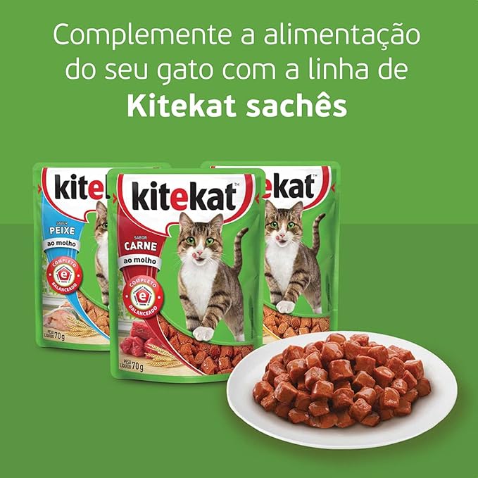Ração Kitekat Mix de Carnes para Gatos Adultos 900g