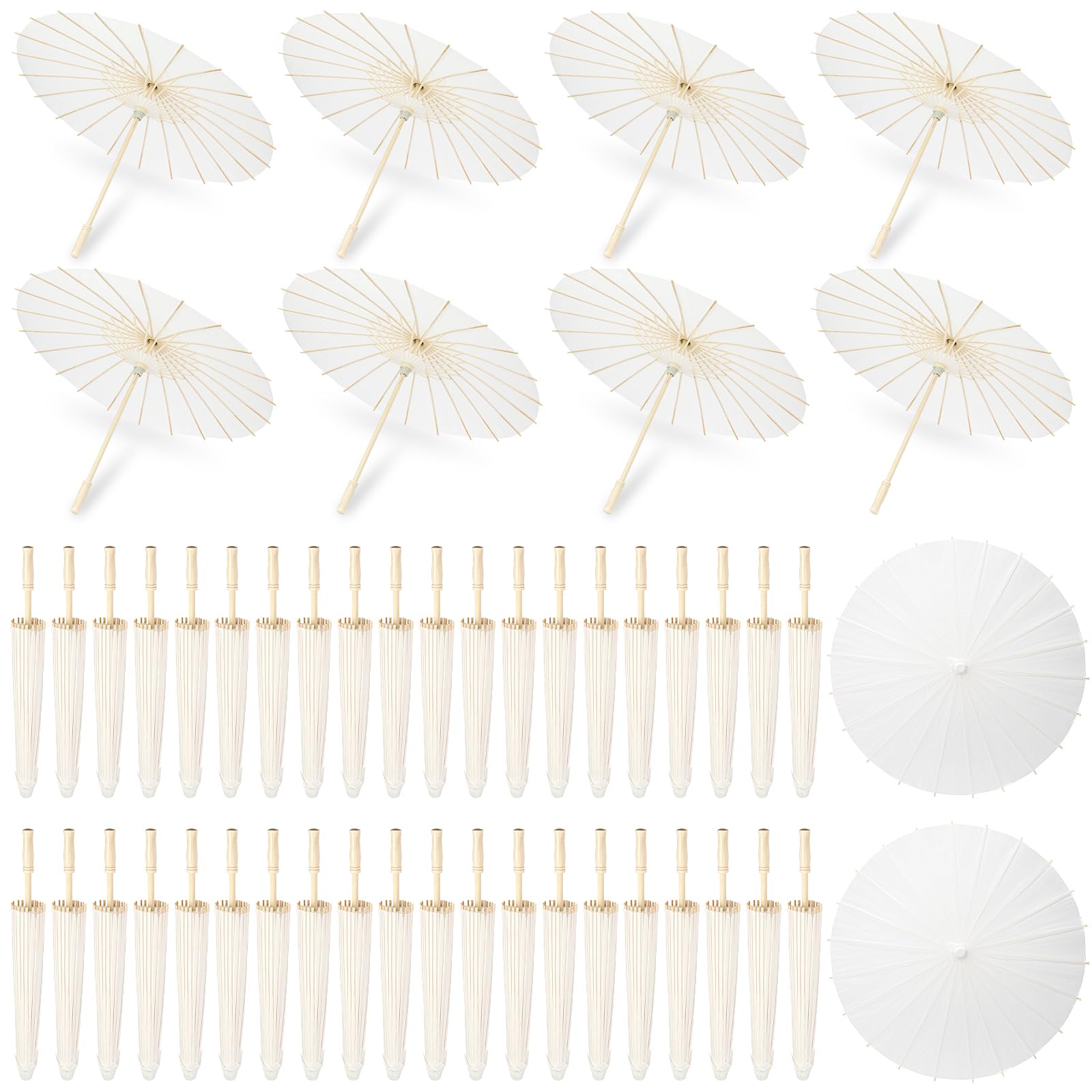 Photo 1 of  23.6 Inch White Paper Umbrella
