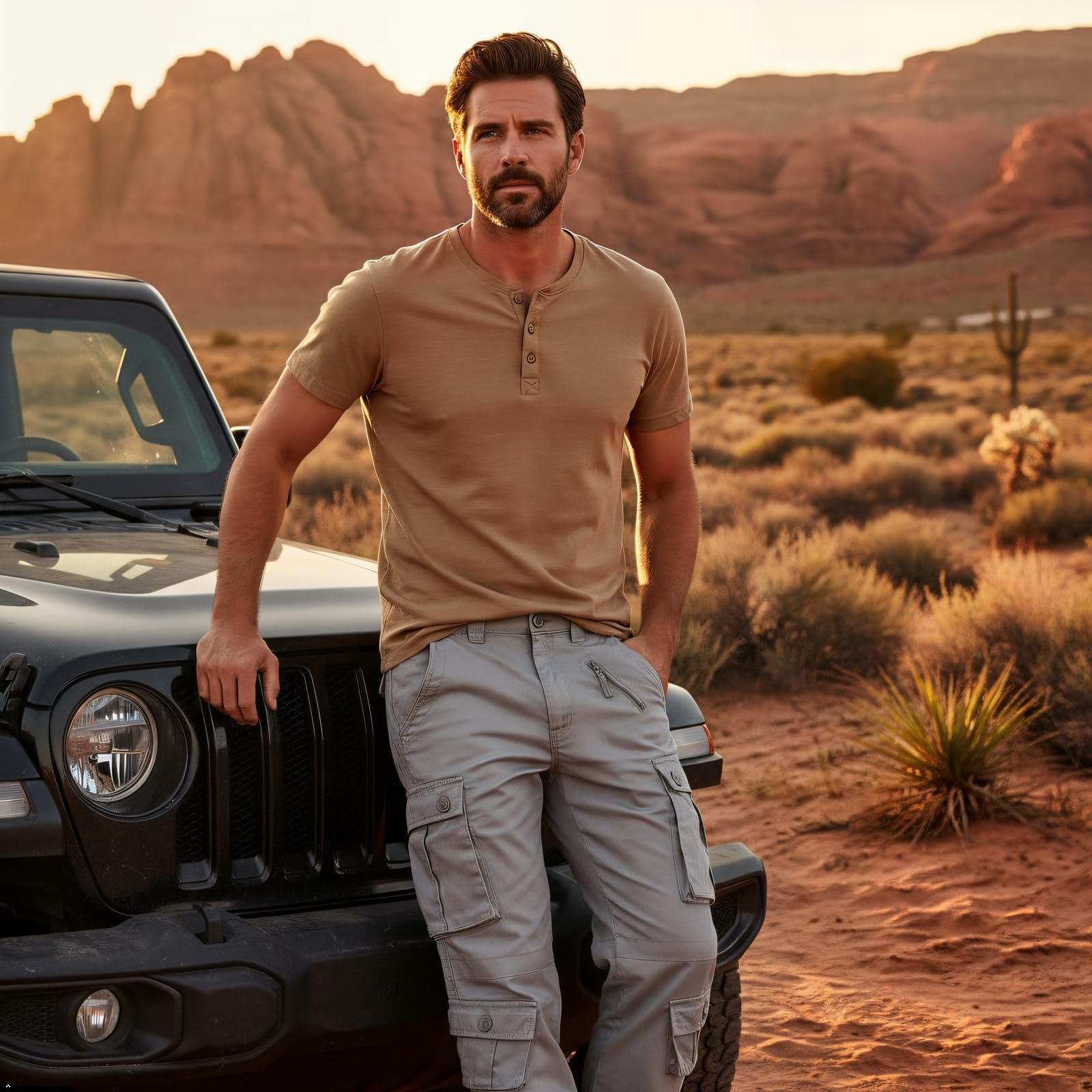 Aeslech Pantalones de combate de trabajo para hombre, 8 bolsillos, pantalones militares casuales al aire libre, Camuflaje Blanco