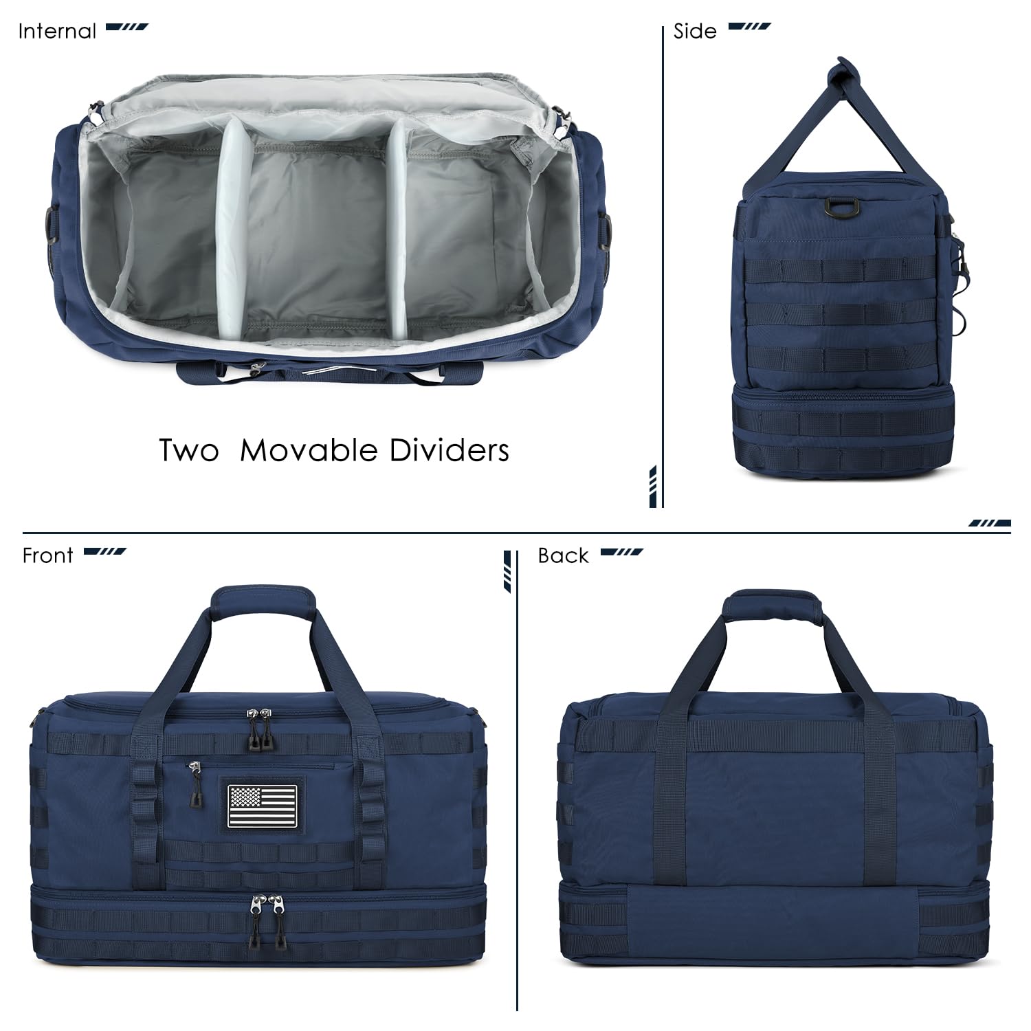 ETRONIK WETRONIK Weekender Overnight Bag for Women, Large Travel Duffle Bag with Shoe Compartment & Wet Pocket,eekender Overnight Bag for Women, Large Travel Duffle Bag with Shoe Compartment, Dark