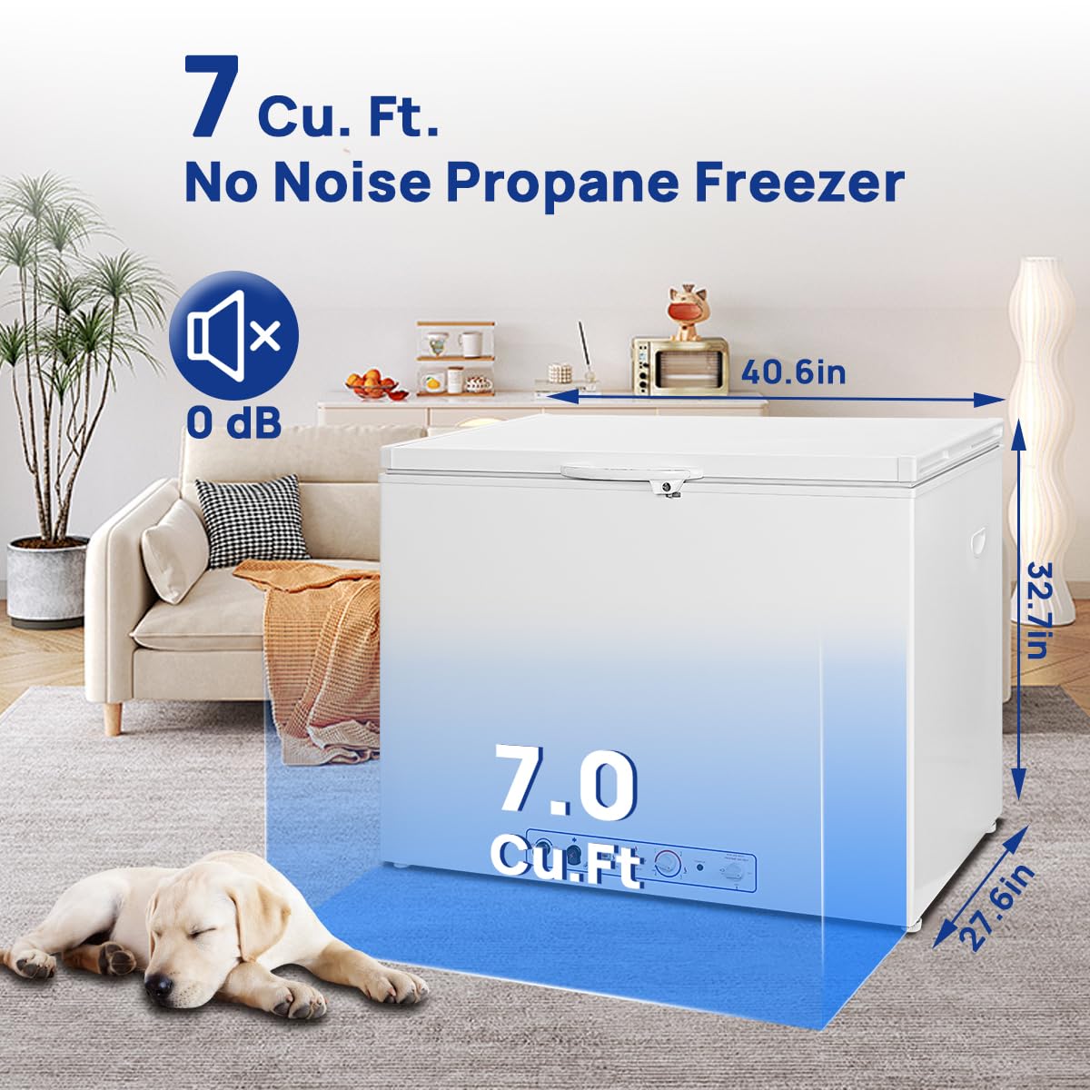 sky　冷凍庫 Amazon.com: 7 Cu.Ft. Propane Freezer, LPG/110v 2 Way Propane Chest
