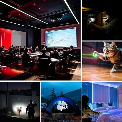 Miniatura 9 de IMALENT Linterna plana GR35 EDC con luz verde, combo de LED UV y blanco, 2800 lúmenes tipo C, luces de bolsillo portátiles recargables perfectas