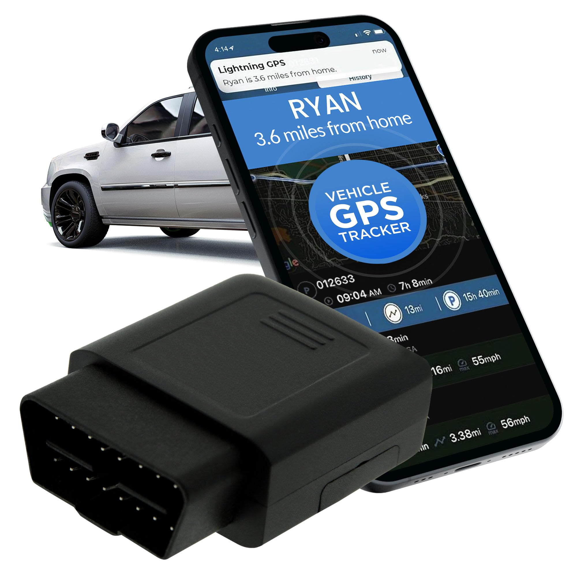 Amazon.com: Lightning GPS OBD-II Real-Time GPS Tracker for