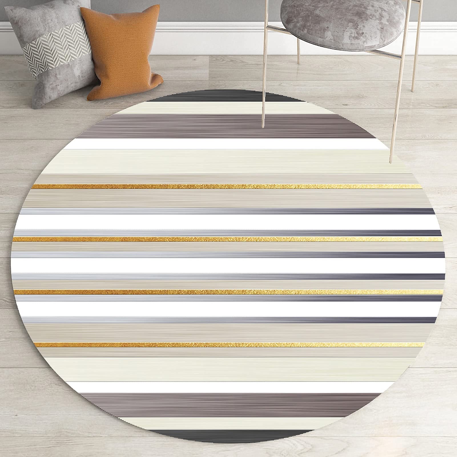 Okrągłe dywaniki, współczesne dywaniki do wnętrz w domu Szatnia Salon Podłoga Decor Mat