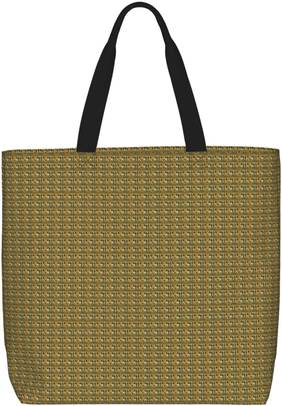 Ancient Egypt Tribe Series Print Eco-Friendly Tote Lightweight Grocery Bag Daily Commuting Travel Beach Gym Use
