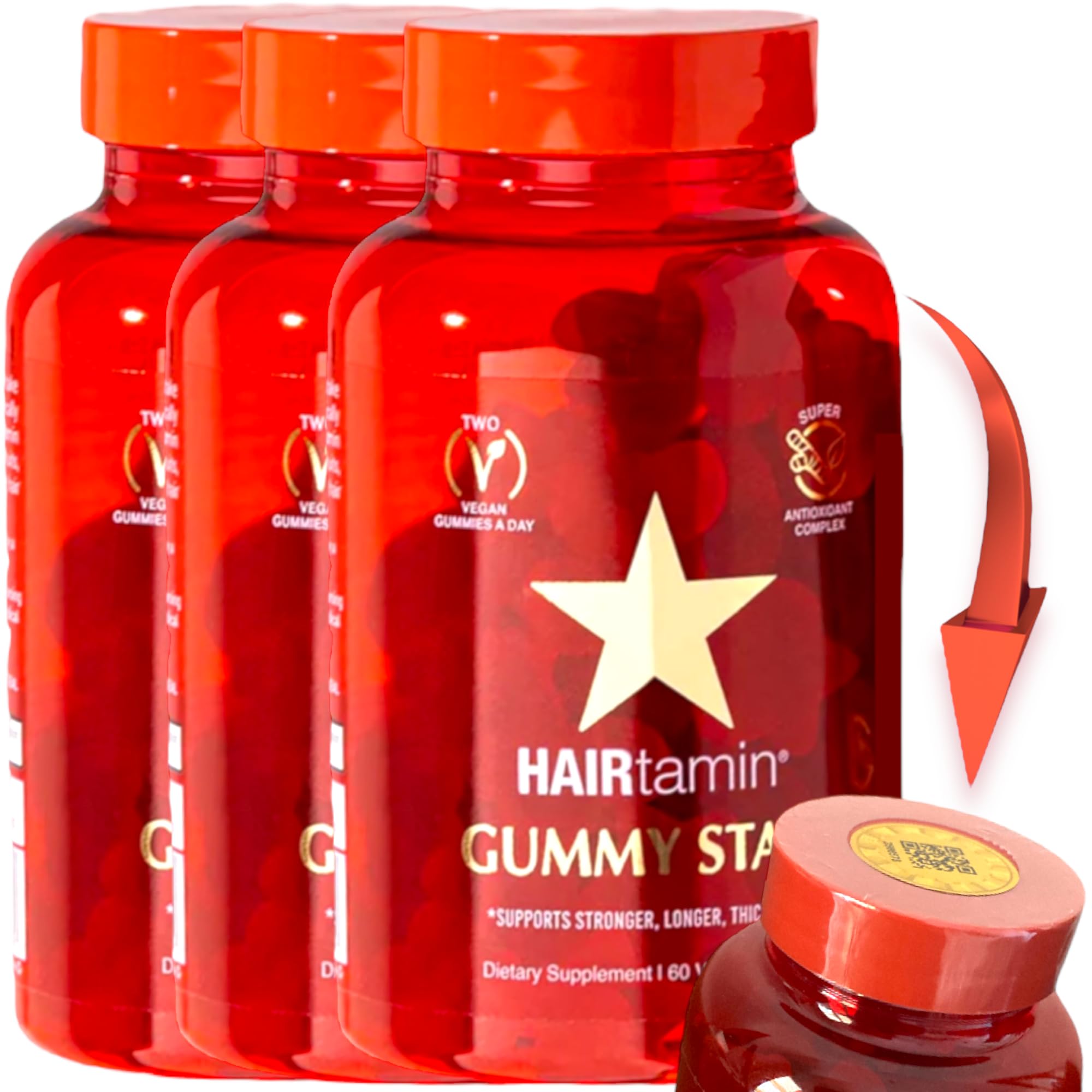 fresh one 3 Hair growth for HAIRTAMIN hair growth ORIGINAL HOLOGRAM - Supplied by MIGILAN Official hairtamin Distributor in UAE