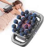 Gun de massage avec 20 Têtes, masseur musculo-squelettique profond, 3 Modes et 30 Niveaux d'intensité, masseur sans fil pour épaules arrière jambes et pieds, noir