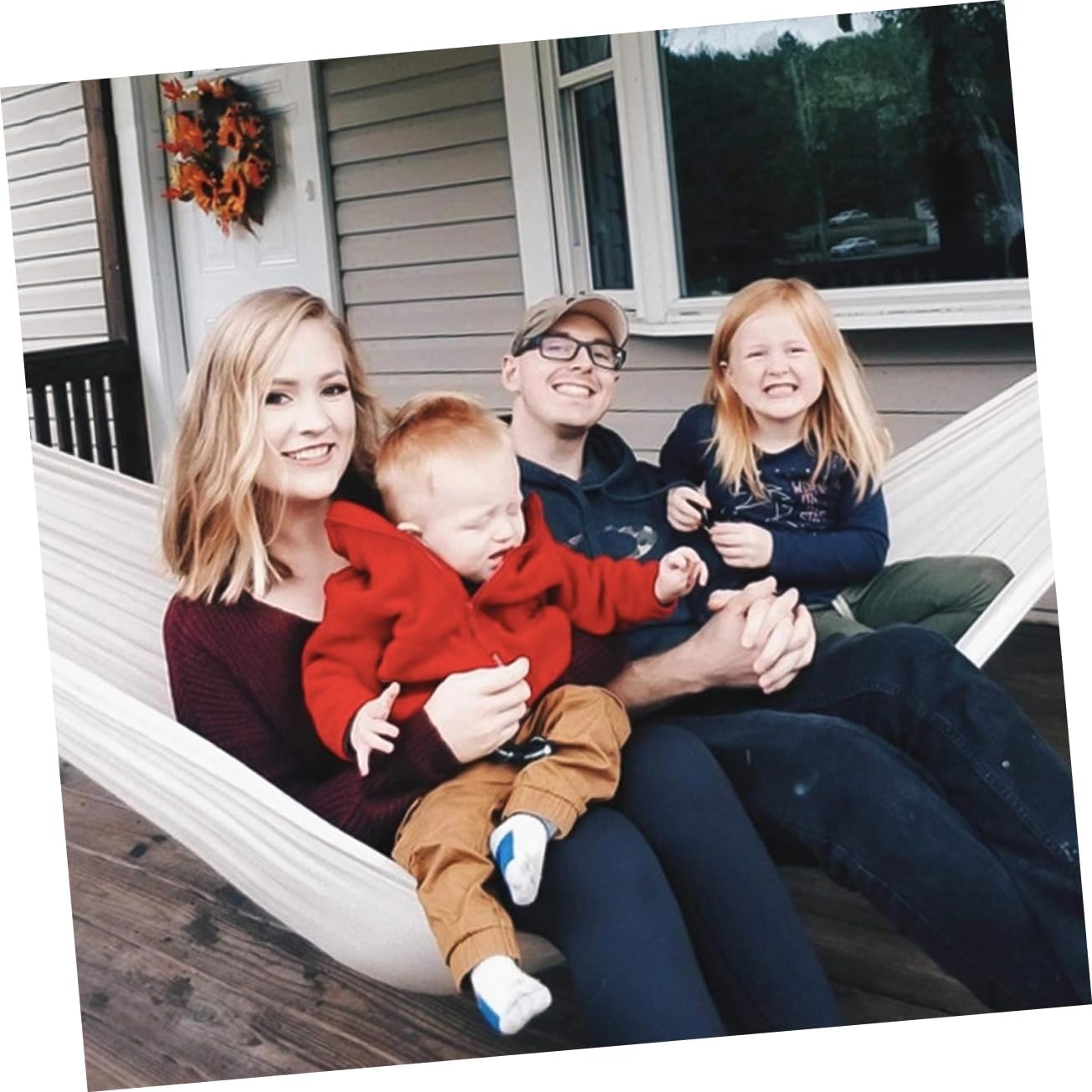 1pc Double Outdoor Camping Hammock Spread Bar Canvas Swing Bed for Leisure