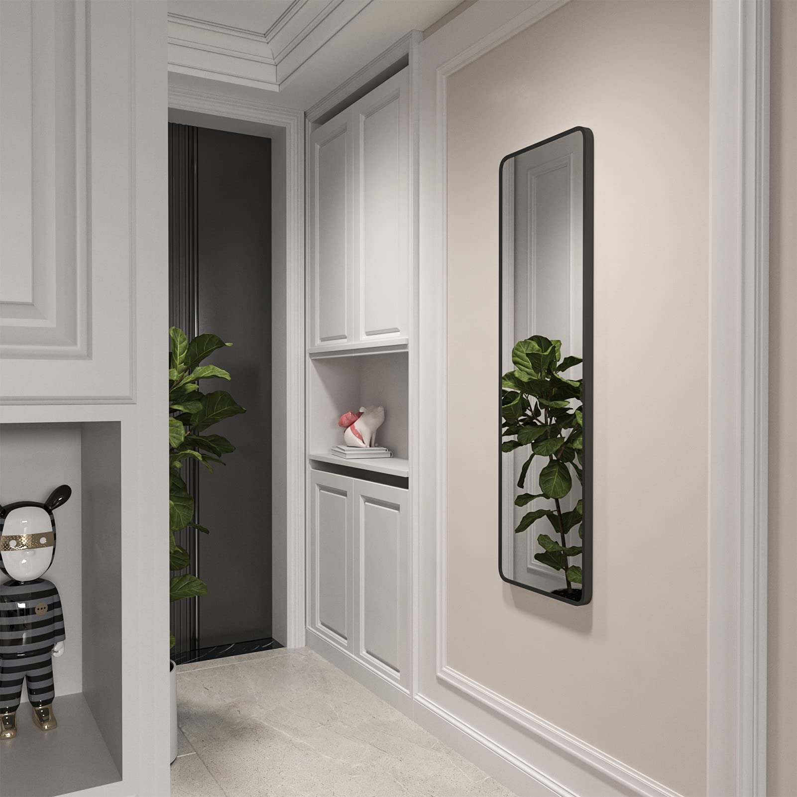 Amazon.com - Giftgarden 47”x14” Black Full Length Mirror
