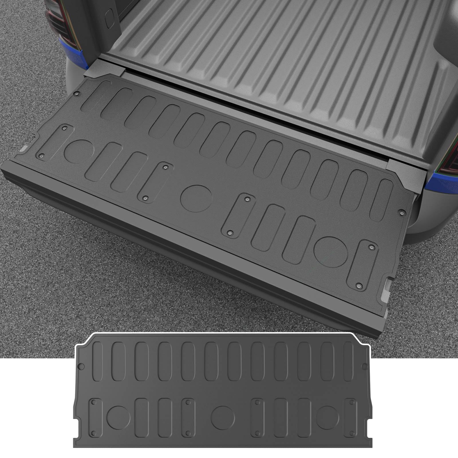 (similar ) ailgate Mat Compatible with 2022-2024 Ford Maverick TPE Tailgate Liner Truck Mat Replacement for 2022 2023 2024 Ford Maverick Accessories