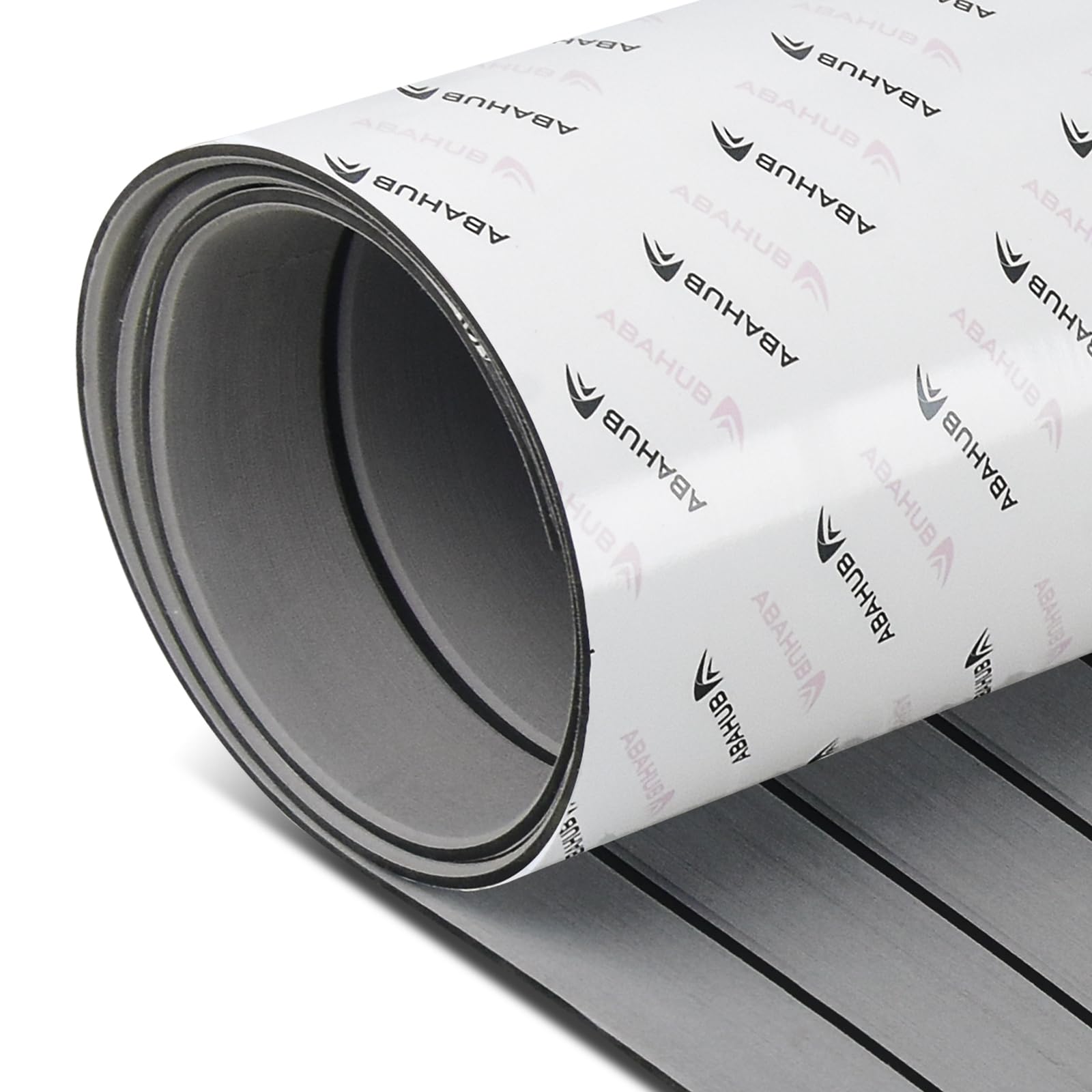 Abahub Boat Fitting EVA Foam Self-Adhesive Boat Flooring Non-Slip Faux Teak Marine Boat Decking Mat for Boats Yacht Floor Swimming Pool 121x42cm, 243cm x6/42/60/73/91/115cm