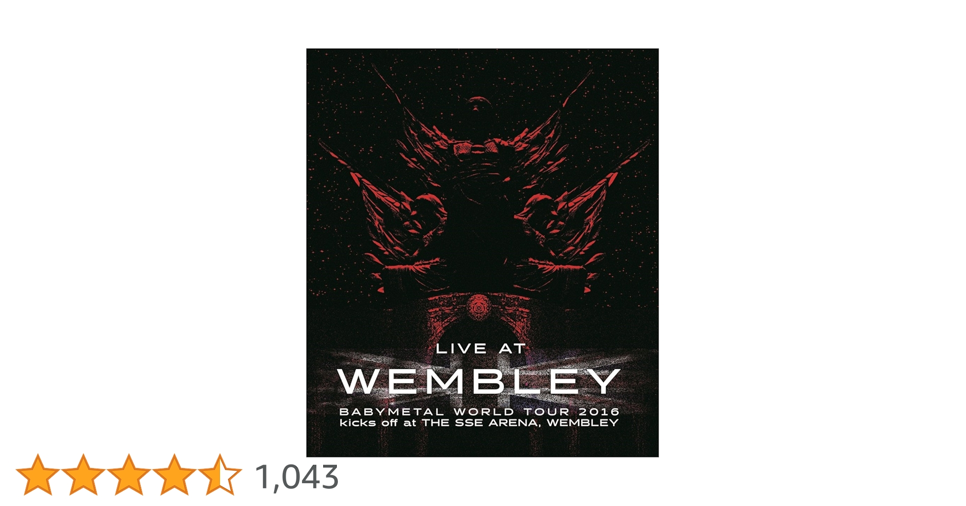 Amazon.co.jp: LIVE Blu-ray 「LIVE AT WEMBLEY」 BABYMETAL WORLD