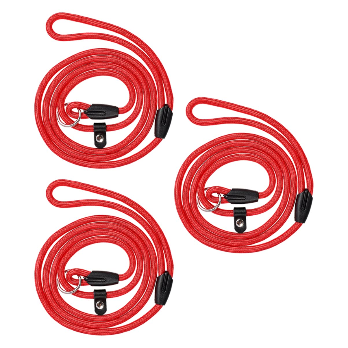 HOLIDYOYO 3Pcs Portable Puppy Leash Durable Training Leashes for Dogs Comfortable Fit for Walking and Training Pet Supply