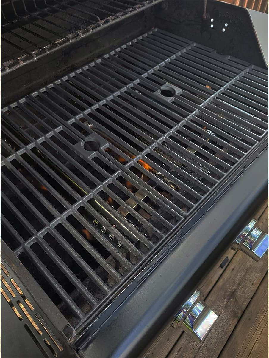 Denmay ruszt żeliwny 43 x 63 cm na grill Charbroil, Enders Boston 3, Enders Monroe 3 Pro, Landmann Triton 3&4, Profi Cook PC-GG 1058/1059, na Barbecook Siesta 310, Outdoorchef, Broil King, 3 sztuki