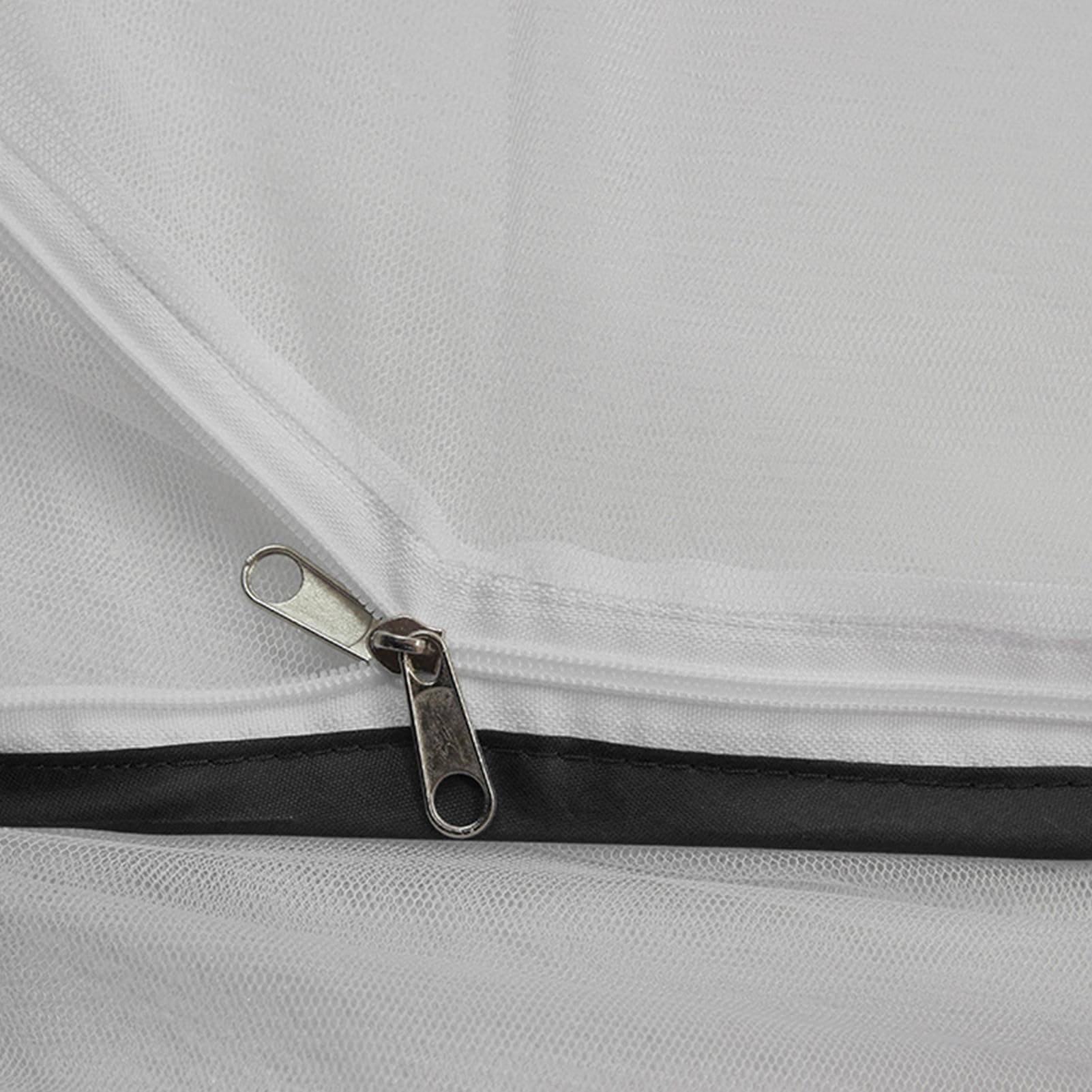 Zanzariera Pieghevole 200x80x56cm Per Letto Singolo, Campeggio, Portatile, Da Viaggio Leggera, Rete Antimosche Per Sacco A Pelo Ultraleggero