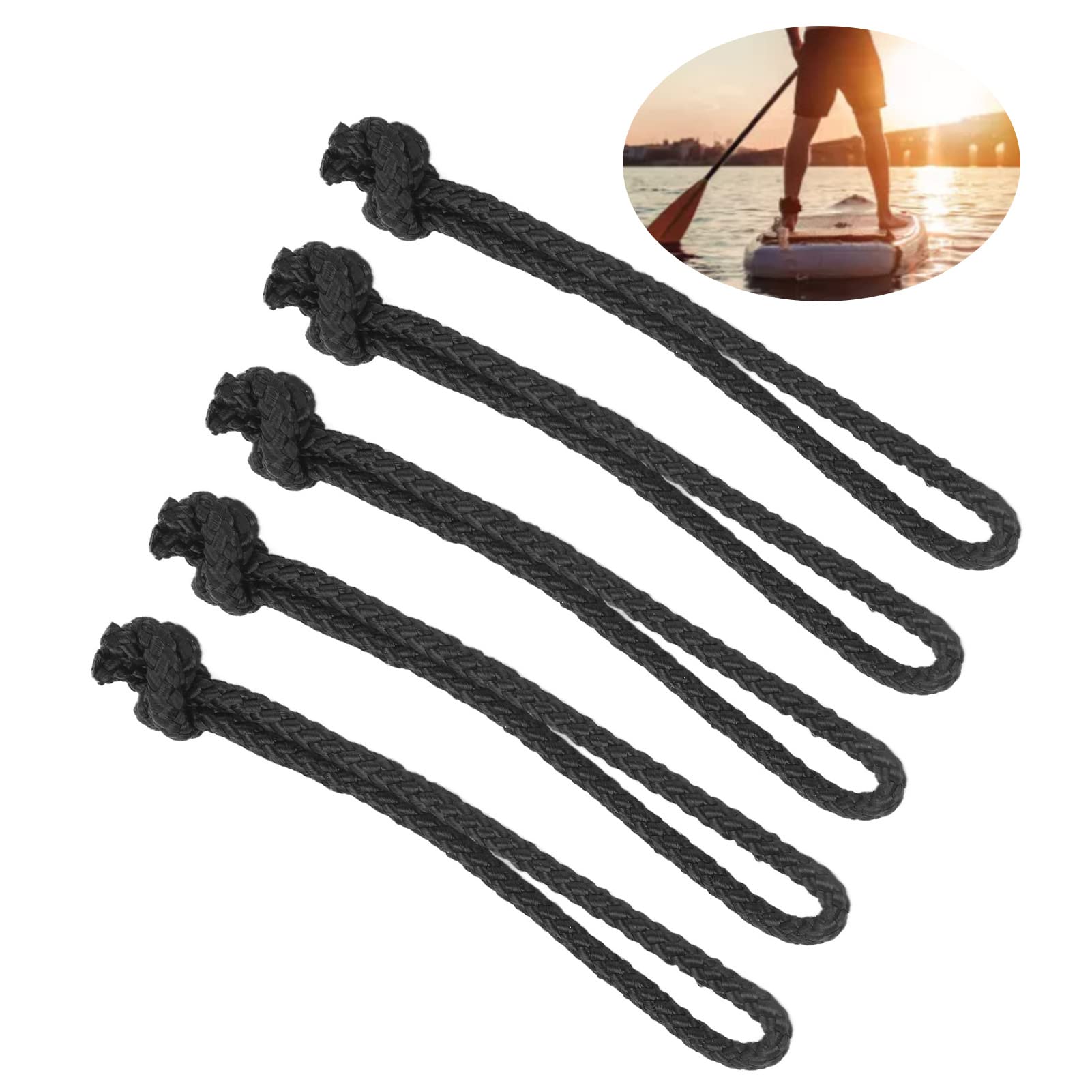 4mm Surfboard Safety Foot Rope Strong Wear Resistant Firm Paddle Board Connection Fixing Rope for Canoes Boats