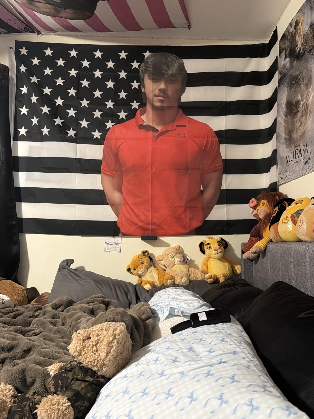 Custom American Tapestry Flag with Picture photo review
