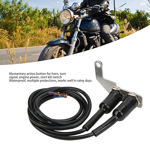 Miniatura 6 de Interruptor de manillar de motocicleta, interruptor LED para manillar de motocicleta, luz antiniebla, botón de interruptor de encendido y apagado