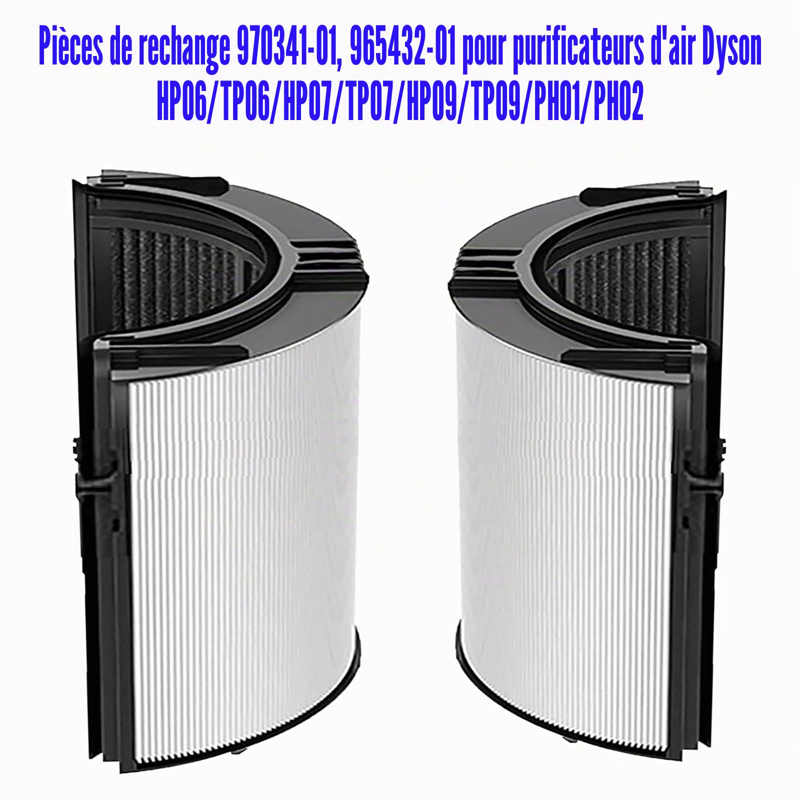 Filtre de rechange pour purificateur d'air Dyson HP06 TP06 HP07 TP07 HP09 TP09 PH01 PH02 | Filtre HEPA 3 en 1 et filtre à charbon actif 970341-01 965432-01