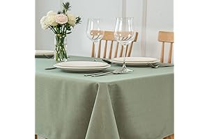 maxmill Decorative Fabric Square Tablecloth: Adorn Your Table with Style and Protection