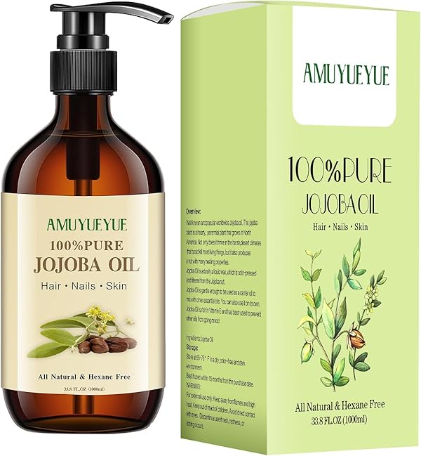 100% Bio Jojobaöl für Haut und Haar 1000ml