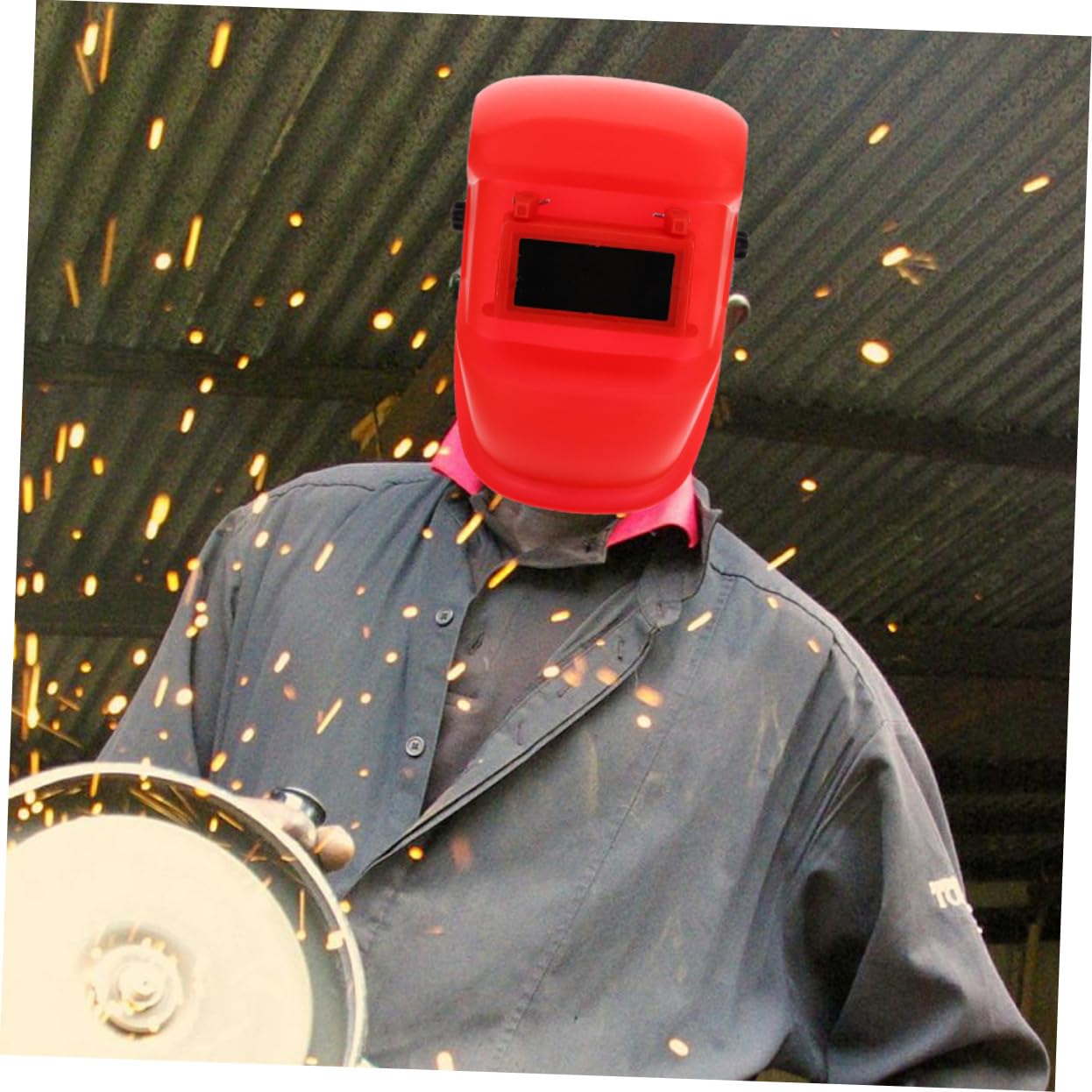 Schweißerschutzmaske Kunststoff 2 Stück Verstellbar Schweißermaske Mit Leder Stirnband Gesichts Und Augenschutz Für Schweißen