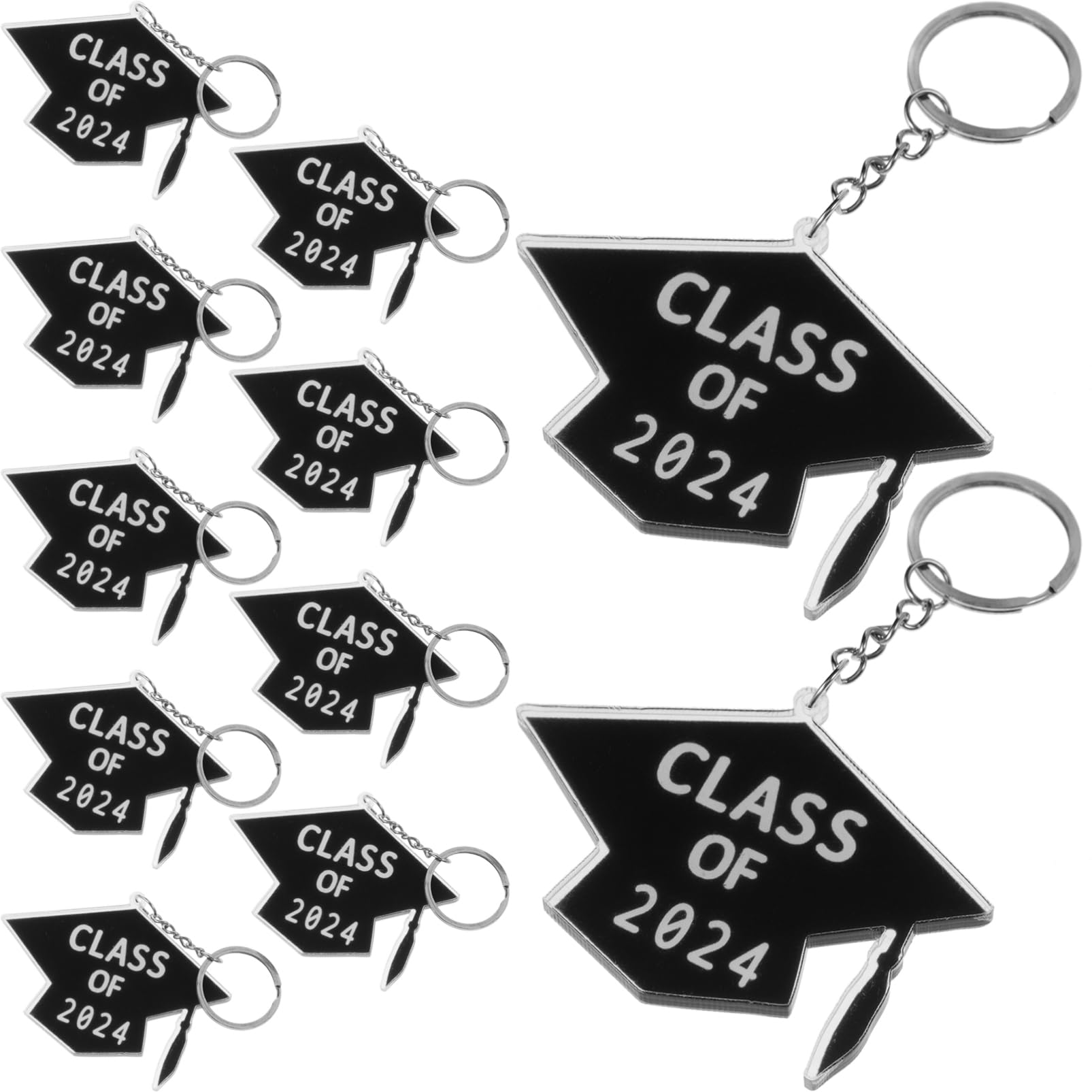 minkissy Portachiavi Per Le Chiavi Laurea Catena Chiave Cordino Chiave Carino Ciondolo Per Borsa Ciondolo Zaino Keeychain Keychain Metallico Metallo
