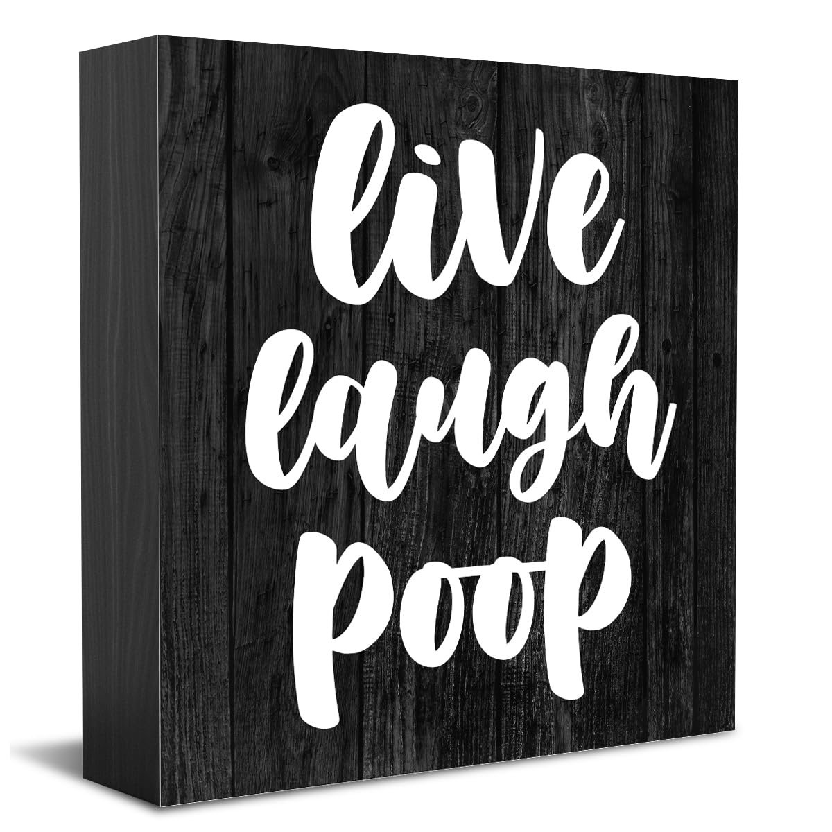 Panneaux En Bois à Suspendre - Décoration Murale « Enjoy Your Poop