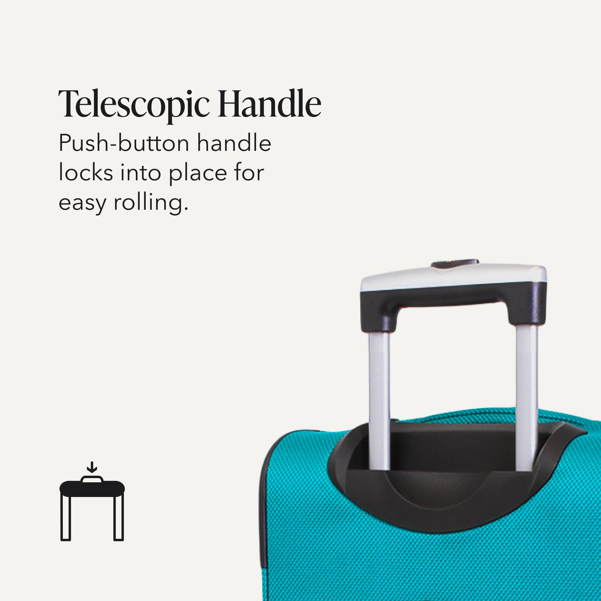 SwissGear Sion Softside Expandable Roller Luggage, Teal, 3 Piece Set (21/25/29) view 8