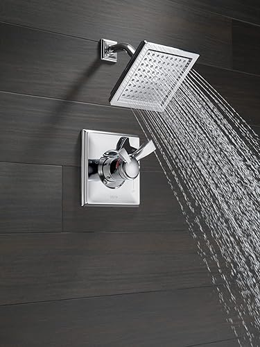 Miniatura 10 de Delta Faucet Dryden 17 Series juego de ducha con grifo y con ribete de ducha de doble función, con cabezal de ducha de un solo rociado táctil.