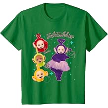 Teletubbies Tinky Winky & Group Sparkle 90s Icon T-Shirt