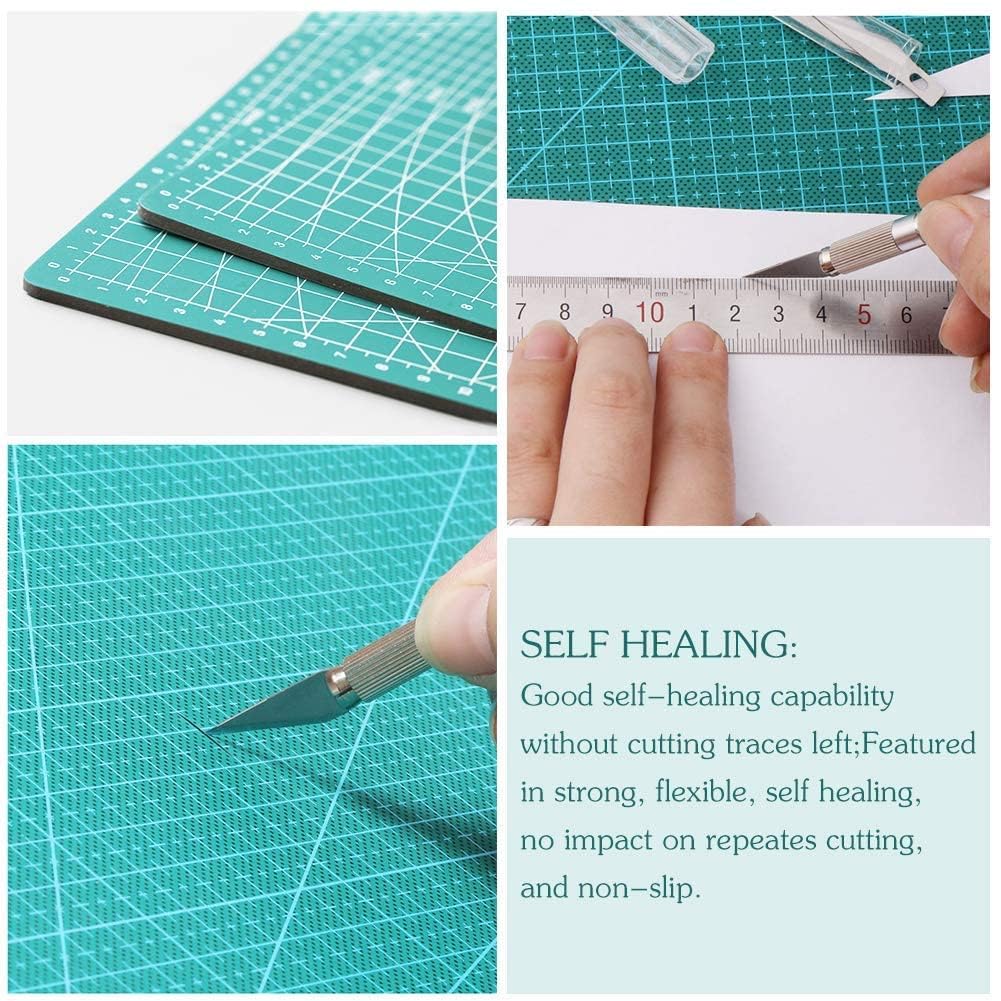 A1 Cutting Mat Self Healing Sewing Mat, 36" x 24" Rotary Cutting Mat 5-Layer Craft Board for Sewing, Quilting, and Scrapbooking Crafts Hobby Project Leather. (A1) 3