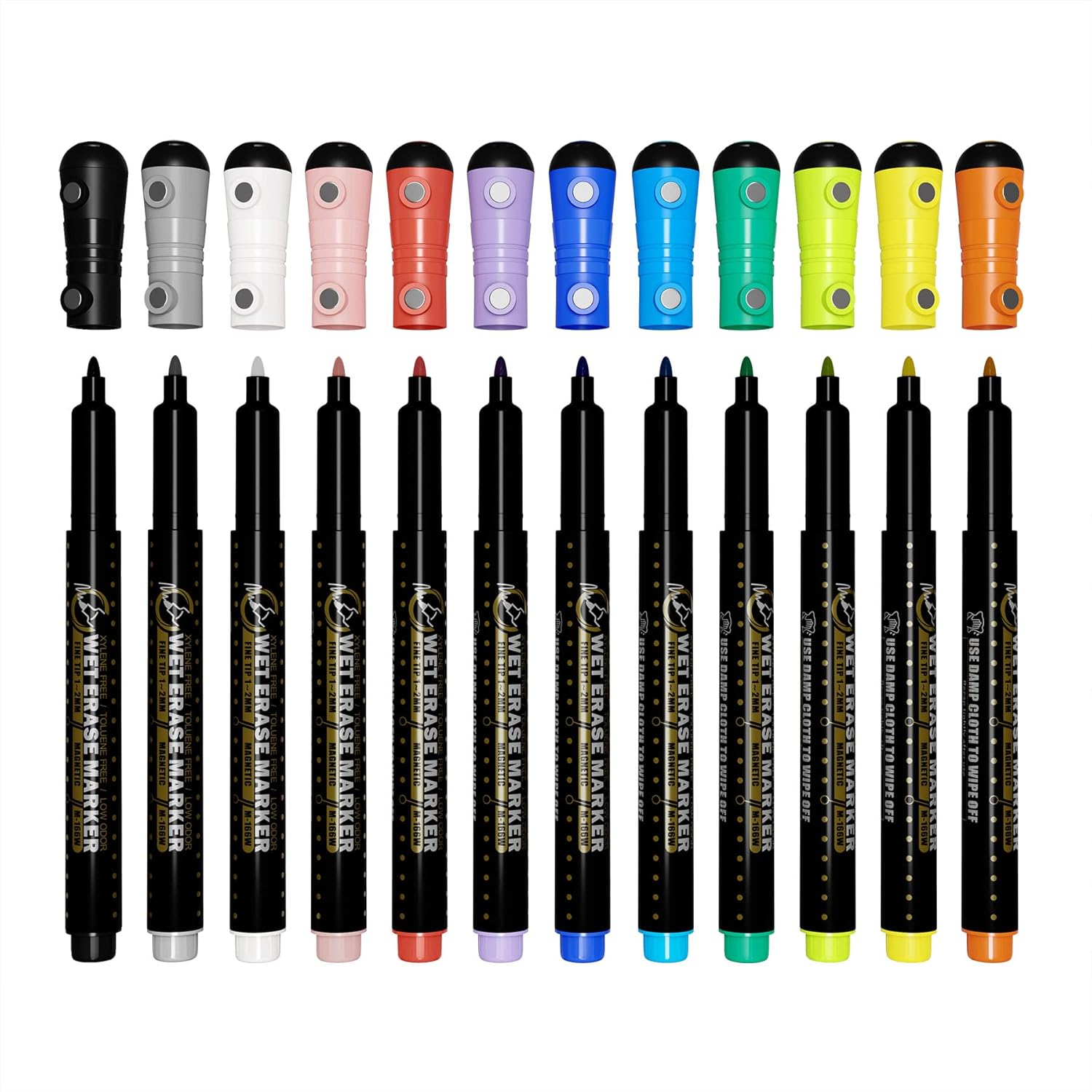 MagFancy Wet Erase Marker Set Fine Tip Water