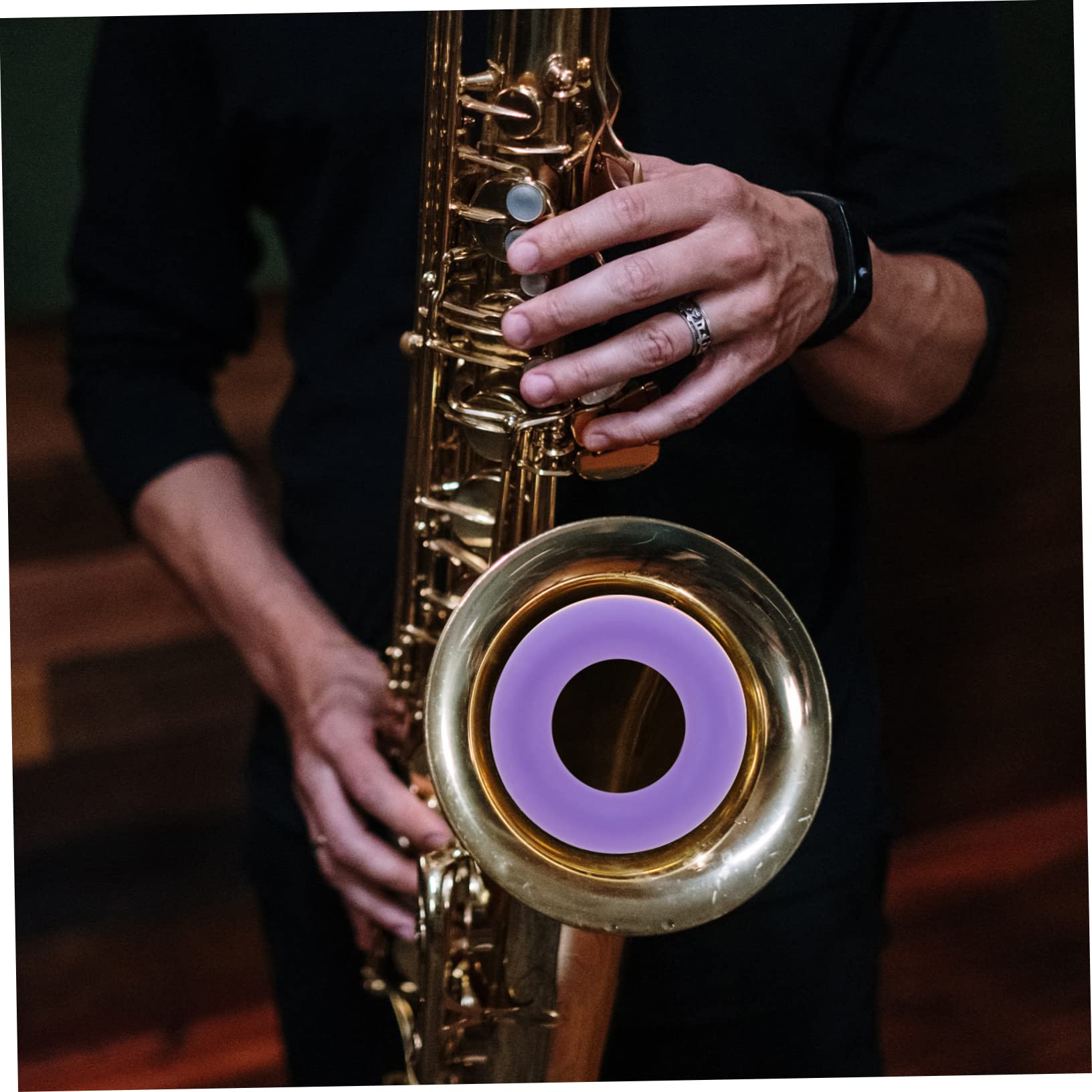 ibasenice Lot De 5 Sourdines De Saxophone De Petite Taille En Silicone Faciles À Installer Pour La Pratique Du Saxophone Et Lutilisation À Domicile