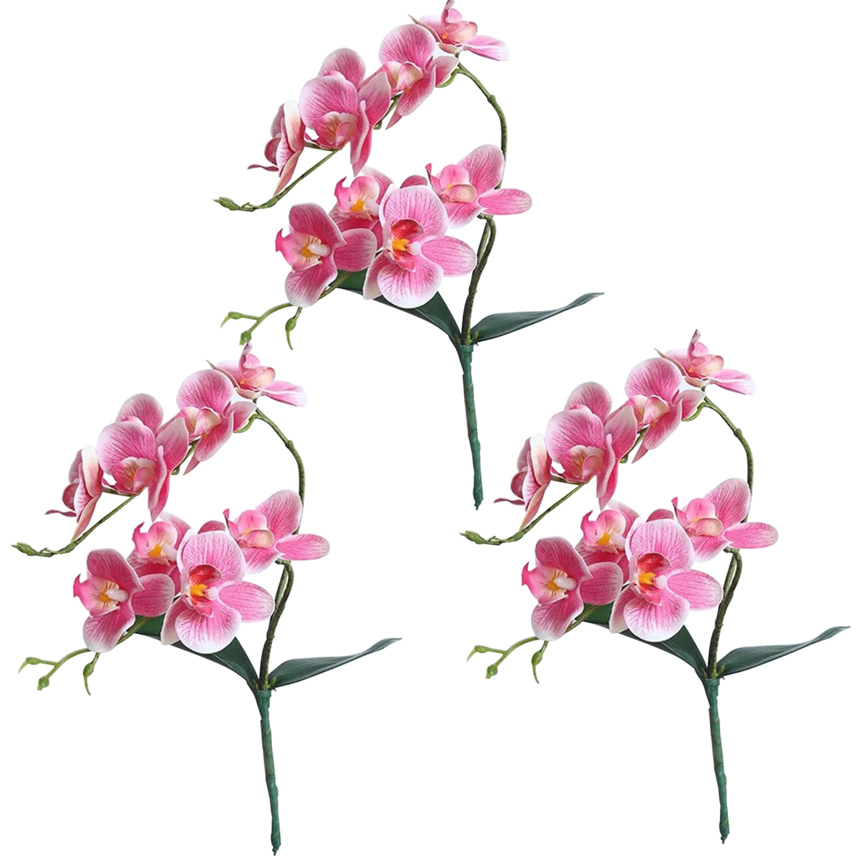 Orquídea artificial de 45 cm para decorar rincones sin luz natural en casa