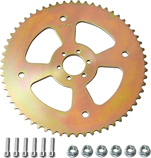 JNDO 60T Sprocket #420 Chain 6 Hole High Torque for Coleman CT100U DB30