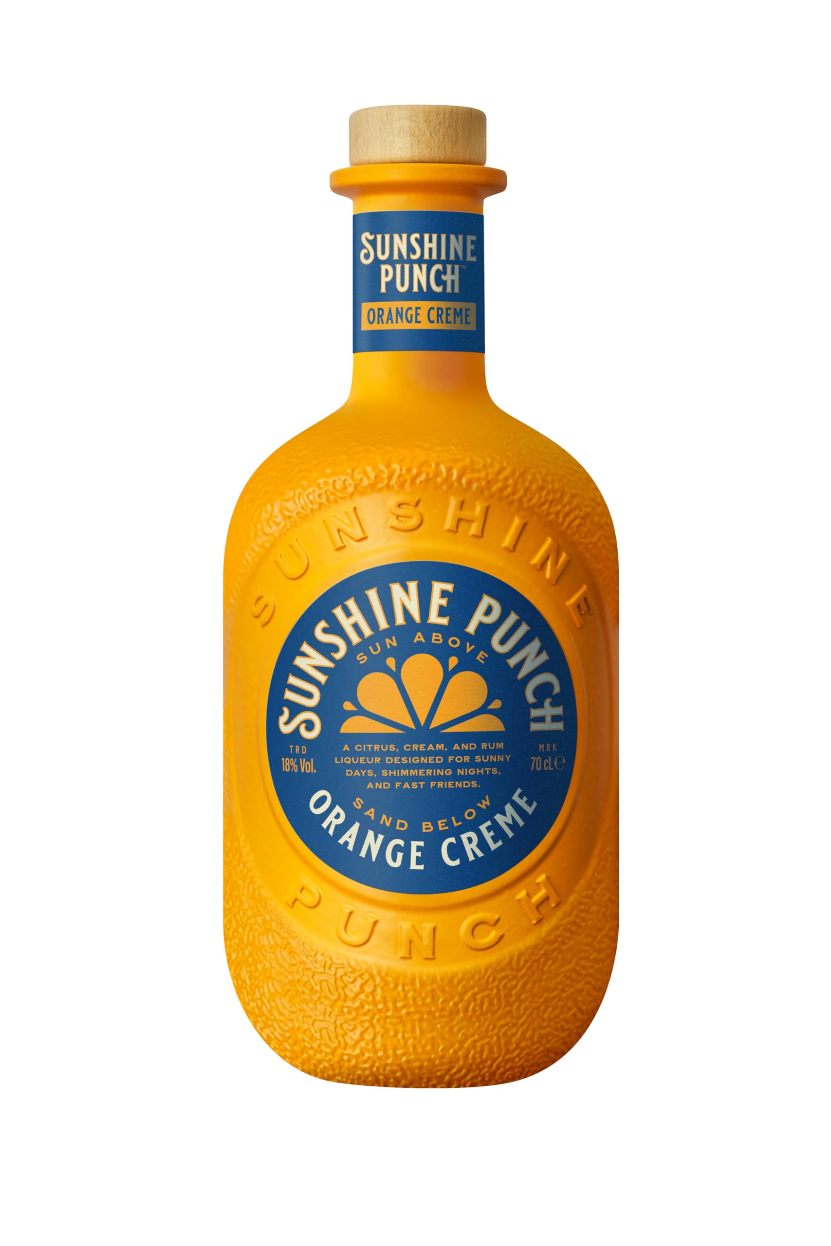 SUNSHINE PUNCH Rum and Orange Crème Liqueur | 70cl | 18% ABV | Smooth and refreshing | Taste the Sunshine | Ready to serve, Ready to Drink, Shots, Cocktails, Rum, Gift