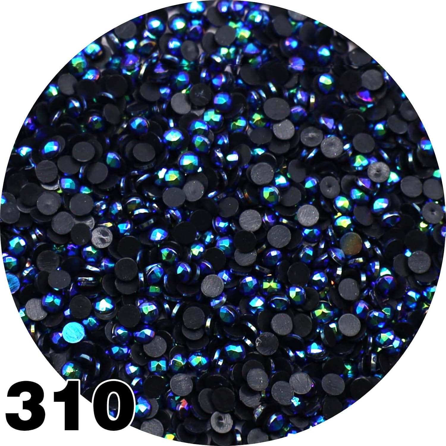 10000 Pieces Shiny AB Diamond Art Painting Beads, Single Color Code:310, Rhinestones Accessories for Crafting, Round Beads Craft Replacement for DIY Craft Diamond Art Painting Accessories (310)