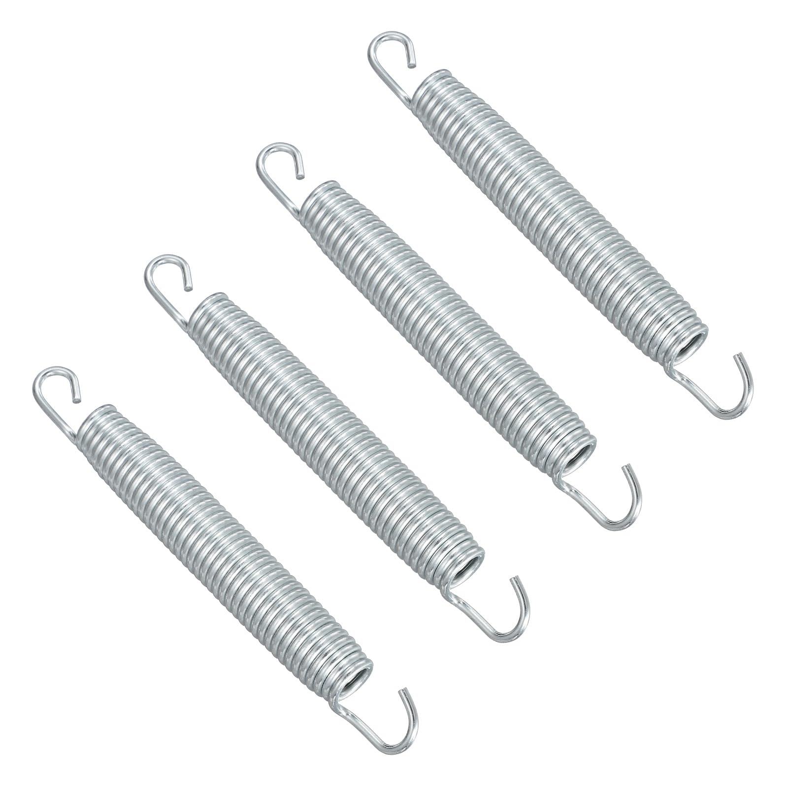 YELARXI Trampolines Springs, 4Pcs & Carbon Steel & 7 Inch Replacement Accessories Fitness Rebounder Extension Spring Universal Trampolines Heavy Duty