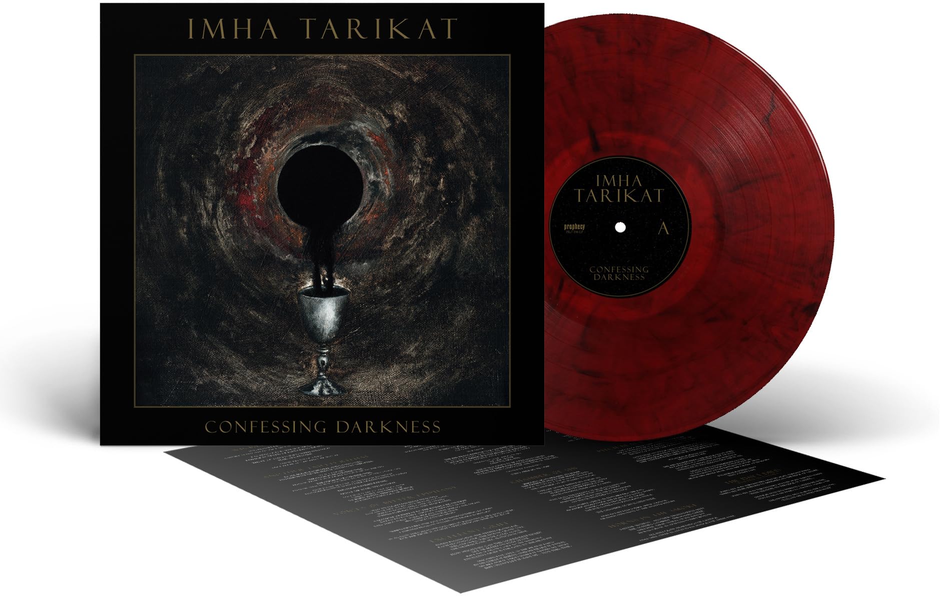 CONFESSING DARKNESS (RED/BLACK TRANSPARENT MARBLE) [VINYL]