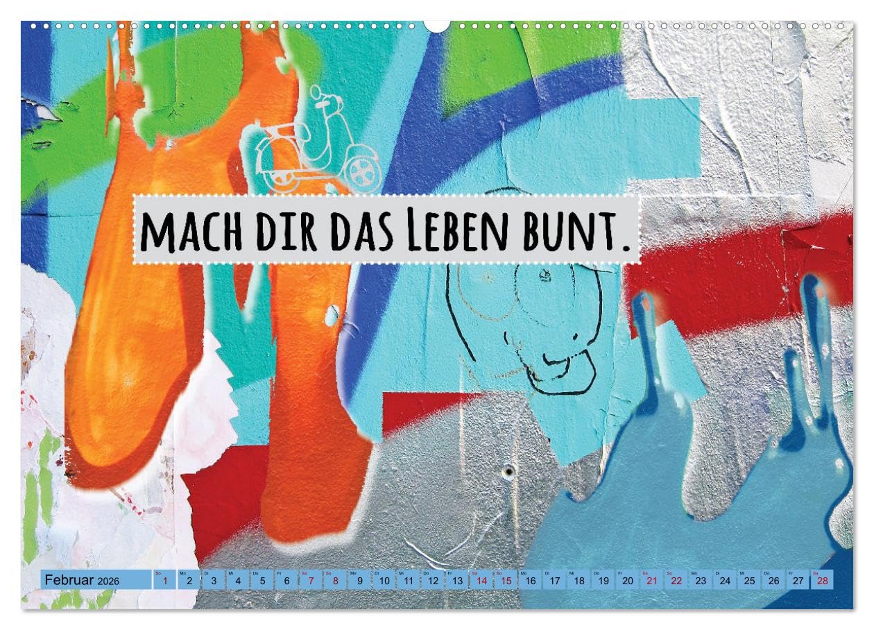 Enjoy your life - Genieße das Leben (Wandkalender 2026 DIN A2 quer), CALVENDO Monatskalender: .Stillen Sie die Sehnsucht nach einem ausgeglichenen und ... des Alltags liegt. (CALVENDO Menschen)