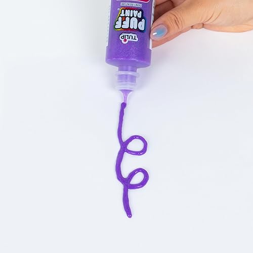 Miniatura 320 de Tulip pintura en relieve para tela 4 onzas Morado brillante